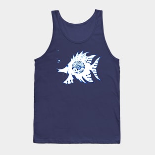 Tatoo art ocean fish Tank Top